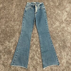 Good American Flare Leg Jeans
